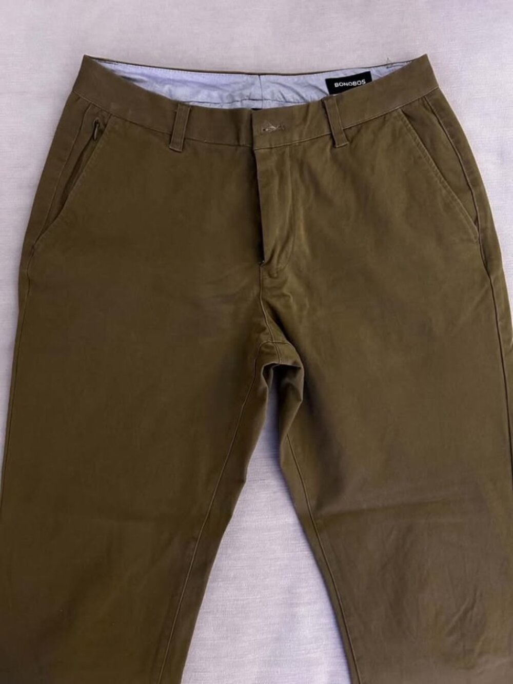 Bonobos Chinos, Athletic Fit, 31x32, Olive Brown